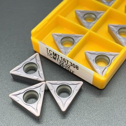TCMT16T308 VP15TF UE6020 US735 Carbide Insert TCMT Turning Tool Internal Milling CNC Insert Lathe Tool TCMT 16T308