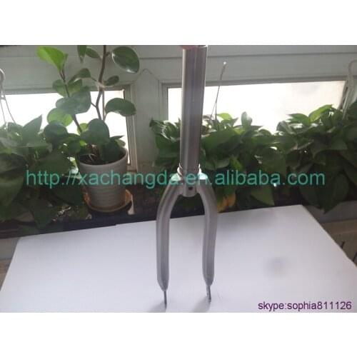 Titanium folding bicycle fork Ti bike fork for folding bikes Cheap titanium folding bike fork