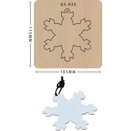 Snowflake Cutting Dies Diy Craft Leather Mold Scrapbooking Suitable For Common Big Shot And Sizzix Machines