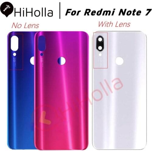For Xiaomi Redmi Note7 Note 7 Pro Battery Cover Back Glass Panel Rear Housing Door Case For 6.3" Redmi Note 7 Battery Cover
