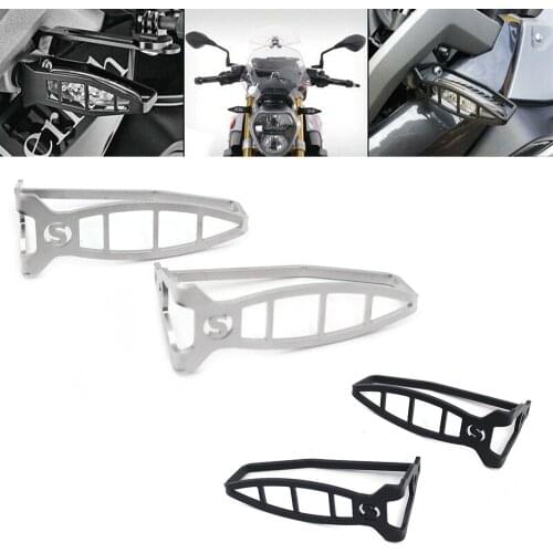Turn Signal Indicator Light Protector Aluminum Covers For BMW R1200GS 2007-2016 Adventure