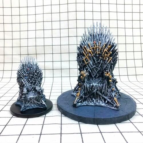 Iron Throne Model Hand To Do Right Ornament Birthday Gift Mobile Phone Holder Home Decoration Accessories Modern Feng Shui
