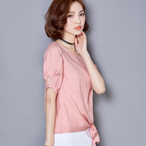 2020 Women Short Sleeve Shirt Top Mint Garment