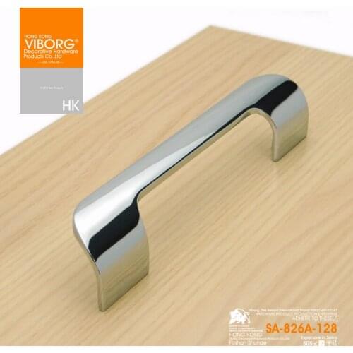 1 piece) 128mm VIBORG Top Quality Zinc Alloy Kitchen Cabinet Cupboard Door Handles Pull Drawer Pulls Handle, SA-826A