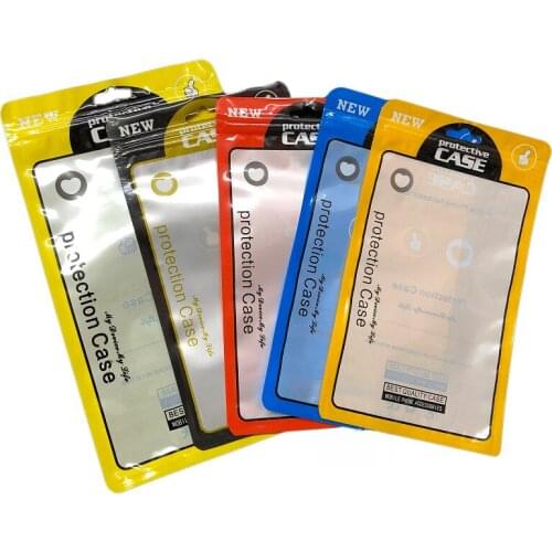 12x21 Colorful Plastic Ziplock Package Bag For Iphone 4.7 To 6.5 Phone Case Shell Retail Display Packaging Pouch Zipper Bags