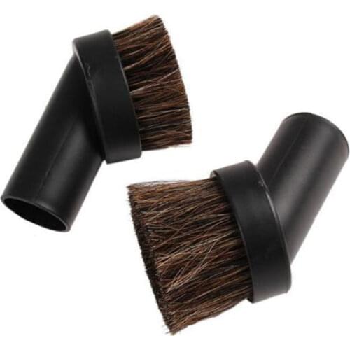 32mm Home Horse Hair Dusting Brush Dust Clean Tool Attachment Vacuum Cleaner Round Cleaning Brushes Dust Brush Shop Vac Tool