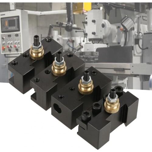 2021 4Pcs Mini Widely Used Quick Change Tool High Strength Widely Used Toolholding Lathe Quick Change Tool Post for Lathe Swing