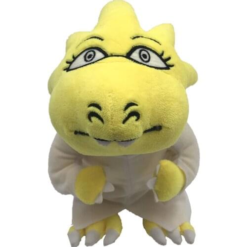 5pcs/lot 25cm Cartoon Undertale Plush Sans Alphys Plush Toy Undertale Alphys Plush Soft Stuffed Toys for Children Christmas Gift