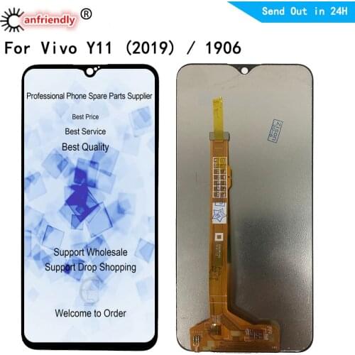 6.35" LCDs For Vivo Y11 2019 (1906) LCD Display Touch panel Screen sensor Digitizer module Assembly 720 x 1544 for Vivo Y11 2019