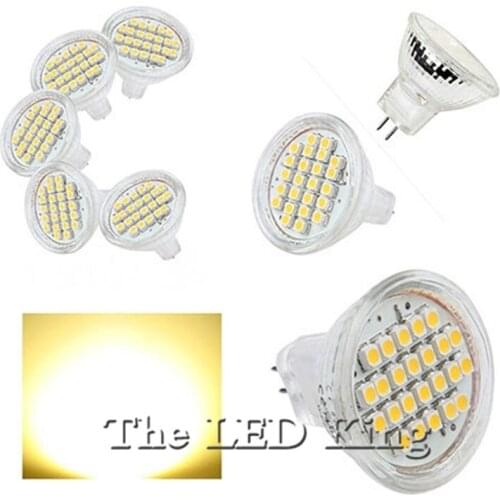 6Pcs MR11 LED Spotlight Bulb AC/DC 12V 24V Led Lamp GU4.0 5730 2835 12 24LEDs 5W 8W Spot light Lamp 50W Halogen Bulbs Equivalent