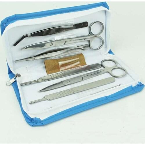 7pcs/set surgical set Scalpel biodissection tool insect specimen making tool dissection needle dissector anatomy supplies