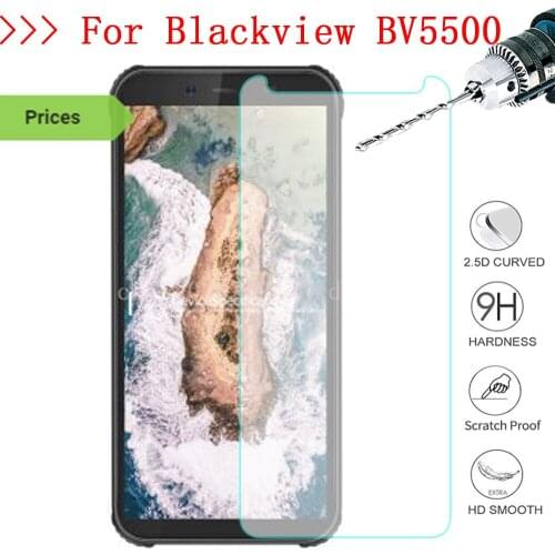 9H 2.5D Tempered Glass For Blackview BV5500 Screen Protector Smart Phone Cover Film For Blackview R6 Lite S6