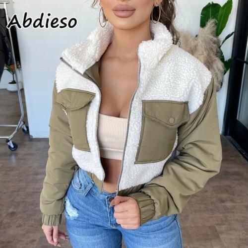 Женские короткие куртки Abdieso China At AliExpress