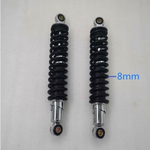 Universal 350mm 8mm Spring MOTORCYCL SHOCK ABSORBERS FOR HONDA CB750 F2N KAWASAKI Z900 Dirt Bike Gokart Quad ATV Scooter