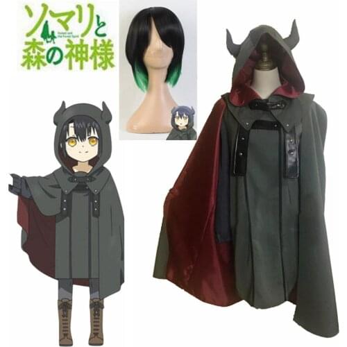 Anime Somali to Mori no Kamisama Somali and the Forest Spirit Somali Coat Cosplay Costume Customzied Full Set Halloween Costumes