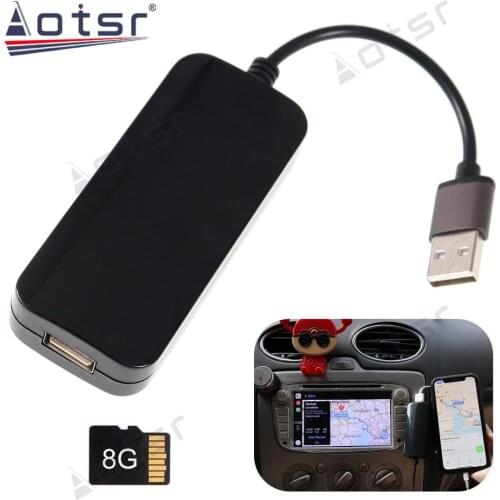 Car Wireless Smart Link Apple CarPlay Dongle for Android Navigation Player Mini USB Carplay Stick with Android Auto Car Radio