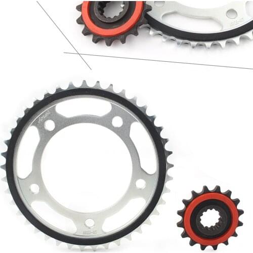 Motorcycle 16T + 43T Front Rear Engine Chain Drive Sprocket 1Set For HONDA BR1000 BR 1000 2017 2018
