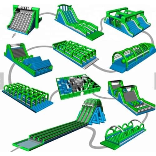 Cheaper price Crazy 0.55mm thickness PVC tarpualin Inflatable 5K Run Race For Adults