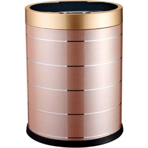 12L 0.3S Induction Waste Bins Intelligent Sensing Stainless Steel Trash Can Automatic Round Inductive Ashbin Lid Garbage Cans