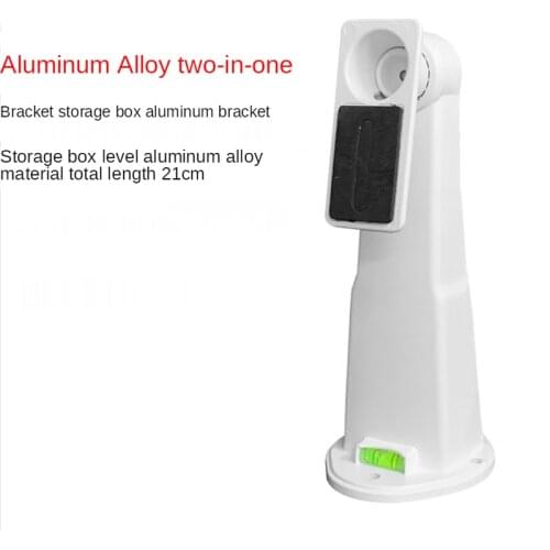 ANPWOO Surveillance Camera Two-in-one Aluminum Alloy Duckbill Bracket, Hidden Line Storage Integrated Bracket Waterproof Box