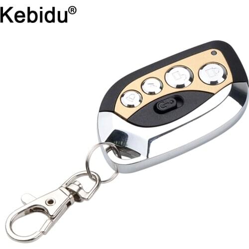 Kebidu Wireless Remote Control Remote Controller 433MHz Auto Duplicator Adjustable Gate Garage Door Keychain for Car