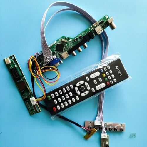 Kit For B154EW01 1280x800 AV USB Remote LVDS Audio LED TV HDMI Controller Board VGA Monitor Panel LCD Screen Display 15.4"