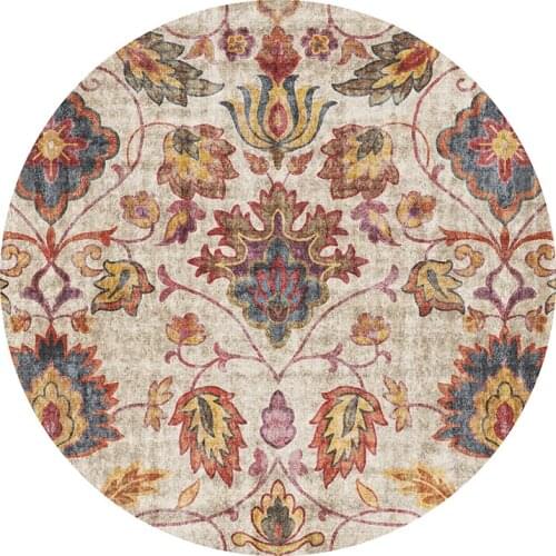 Persian Style Living Room Round Carpets For Bedroom Moroccan Rugs And Carpets Coffee Floor Office Table Area Chair Home Rugs Mat