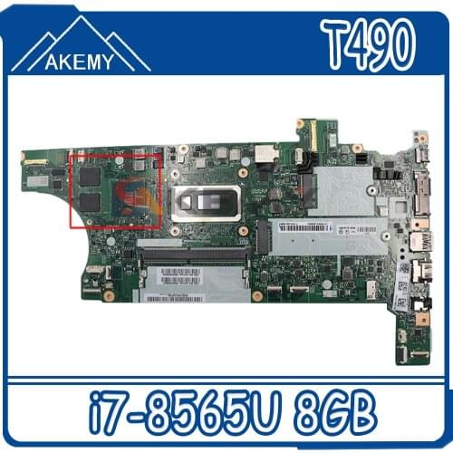 Lenovo Thinkpad T490 i7-8565U 8GB Ram Laptop Motherboard FRU 5B20W75943 5B20W75950 5B20W75971 02HK940 02HK26 01YT354 01YT338