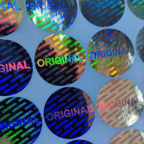5000 Laser Hologram ORIGINAL Sticker ORIGINAL - Tamper Evident Hologram Stickers 30mm