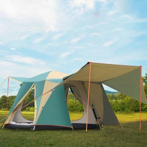 Alltel Automatic Speed-openning 3-4 People One-bedroom One-living Double layers Tent Thick Self-driving Tour Camping Equipment