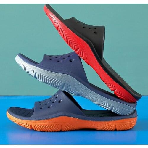 Summer Casual Fashion Mens Flip Flops Beach Sandals Men Outdoor Flat Slippers Outside Non-slip Shoes Bath Sandals Large Size 49