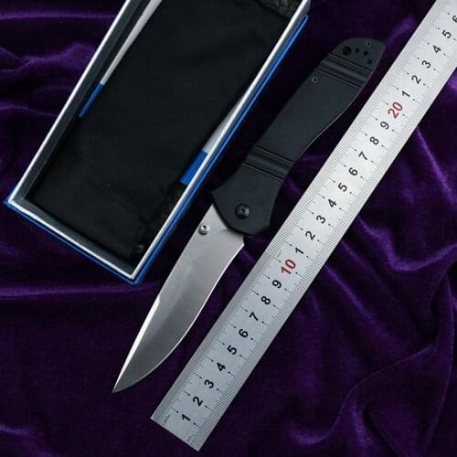 LEMIFSHE 710 folding knife D2 steel Blade G10 handle Pocket Survival EDC Tool outdoor camping hunting Tactical kitchen knife