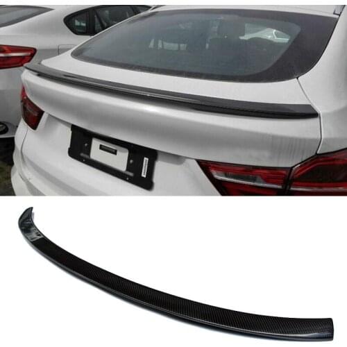 P Style Real Carbon fiber Trunks Boot Spoiler F26 X4 Fit For BMW