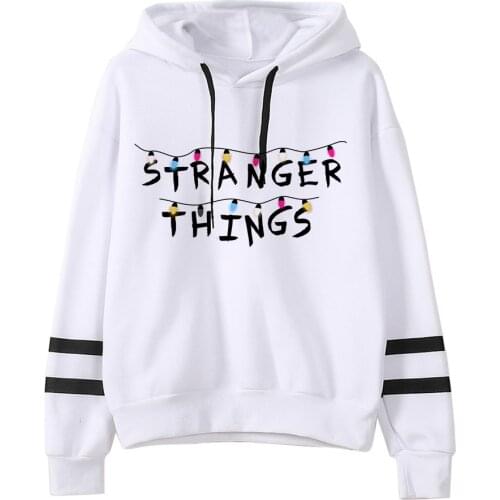 Stranger Things Hoodie Woman Hooded Hoodies Kpop Sweatshirts Kawaii Korean Oversized Harajuku Hip Hop Hoodie Sweatshirt Men