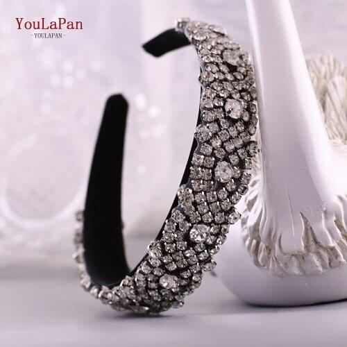 YouLaPan S28B-FG silver bridal hair accessories rhinestone wedding hair vines for bride sliver diamond wedding headband