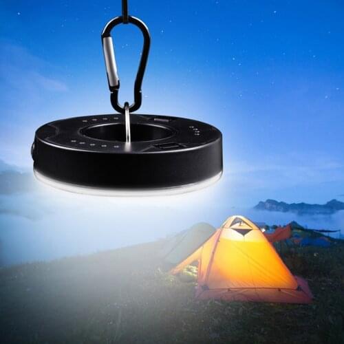 Ultra Bright Portable Outdoor LED Tent Light Emergency Night Lighting Lamp for Outdoor Camping with Hanging Buckle Carabiner