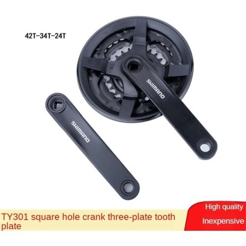Tooth Tray TY301 Tooth Tray Universal 21/24 Speed Square Hole Tooth Tray Crank shaft Shaft Crankset 6 7 8 Speed