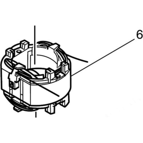 AC220V-240V 599339-1 Stator Field Replace for Makita BO3700 M926