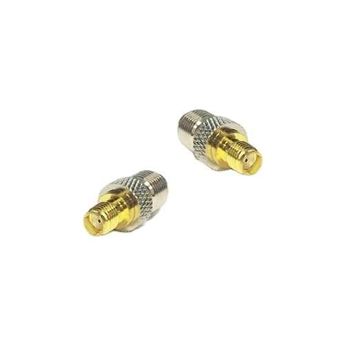 1pc NEW F Female Jack to SMA Female Jack RF Coax Adapter convertor Straight Goldplated wholesale