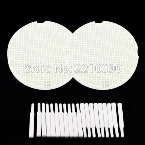 2PCS Dental Lab Honeycomb Firing Trays With 20 Zirconia Pins