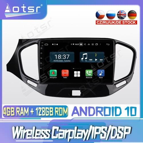 Android10 PX6 128G For Lada Vesta 2015 - 2020 Car DVD GPS Navigation Auto Radio Stereo Video Multimedia Player HeadUnit 2din