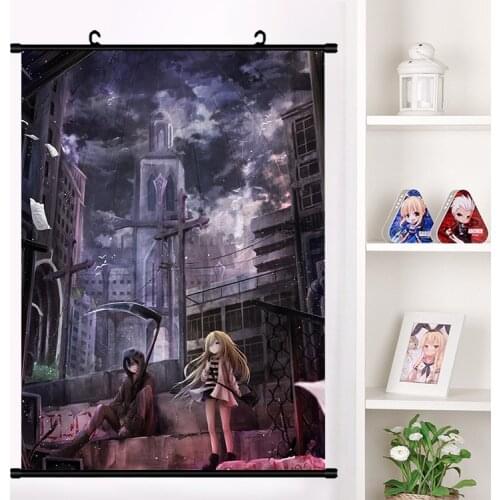 Anime Satsuriku no Tenshi Angels Of Death Ray Zack Wall Scroll Mural Poster Wall Hanging Poster Home Decor Collection