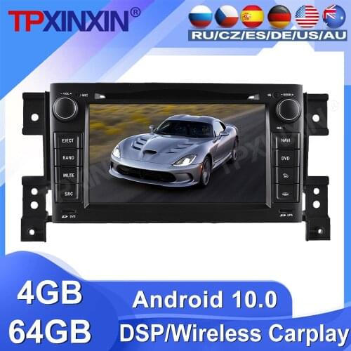 64G For Suzuki Grand Vitara 2005 2006 2007 2008 - 2012 Car Radio Tape Recorder Video Multimedia Player GPS Navigation HD Screen