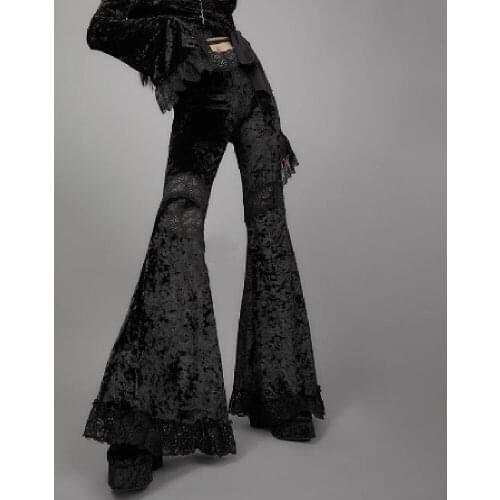 Bzoosio Women's Flared Trousers