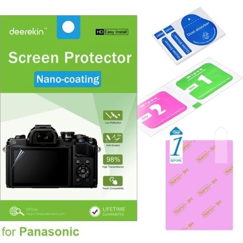 Deerekin HD Nano-coating Screen Protector for Panasonic Lumix DC-GX9 DC GX9 G100 / DMC-GX7 Mark III DC-G95 G95 G90 ZS80 TZ95
