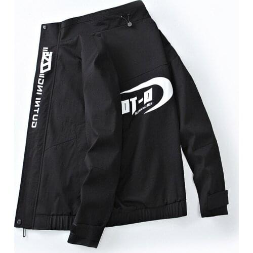 Spring Autumn Streetwear Jackets Men Big Size 4XL Casual Loose Print Windbreaker Jacket Male Hip Hop Coat homme