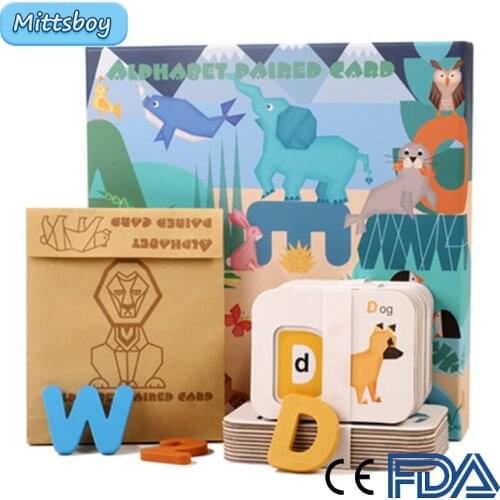 Baby Clapper Montessori Educational toy Wooden 3D Puzzle Alphanumeric Card Wooden Toy Sensory Jigsaw Brain Training Learning Toy