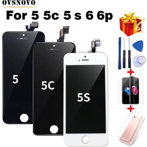 AAA Quality pantalla For iPhone 5 Display LCD Touch Screen Digitizer Repair Assembly 100% Tested+Tools&Tempered Glass free ship