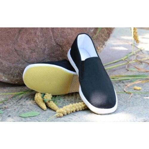 Breathable cotton handmade cloth shoes martial arts wushu taiji tai chi sneakers zen lay shoes shaolin monk kung fu shoes
