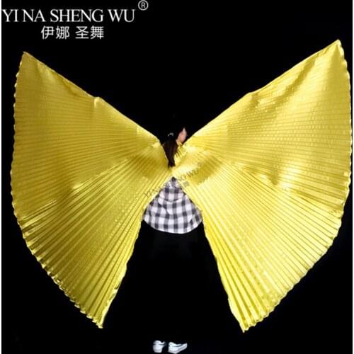 Belly Dance Isis Wings Belly Dance Accessories Bollywood Oriental Egypt Dance Wings Costume Adult Women Split Dance Wings Gold